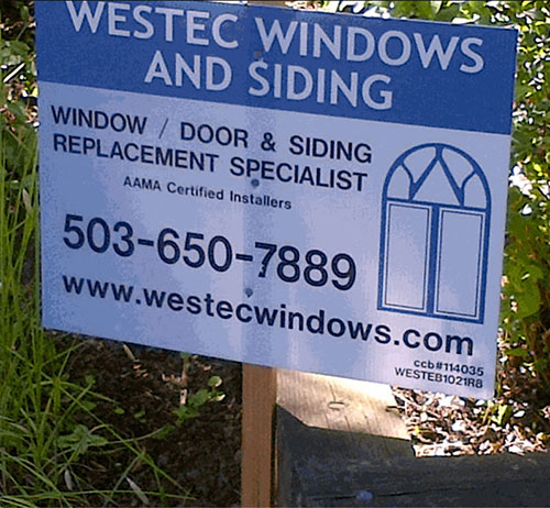 戶外門(mén)窗廣告板