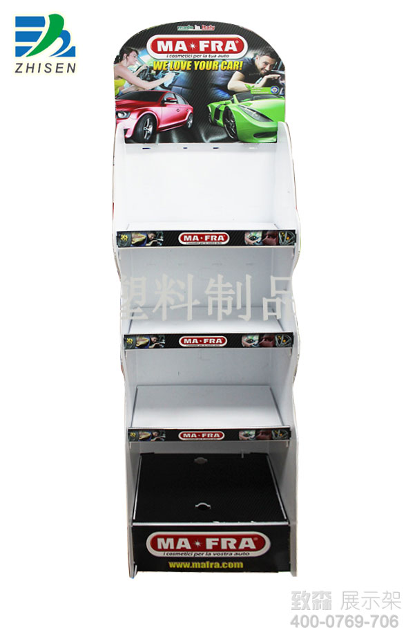 汽車(chē)美容店高級(jí)護(hù)理產(chǎn)品展示架